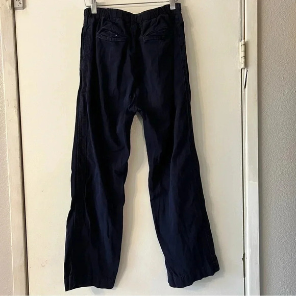 Xirena Navy Blue Thatcher Pants Button Fly Straight Leg Relaxed XS - Picture 3 of 14